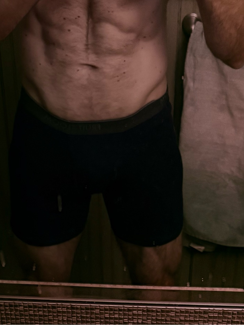 Used gym Hanes Men's Boxer Briefs in Black